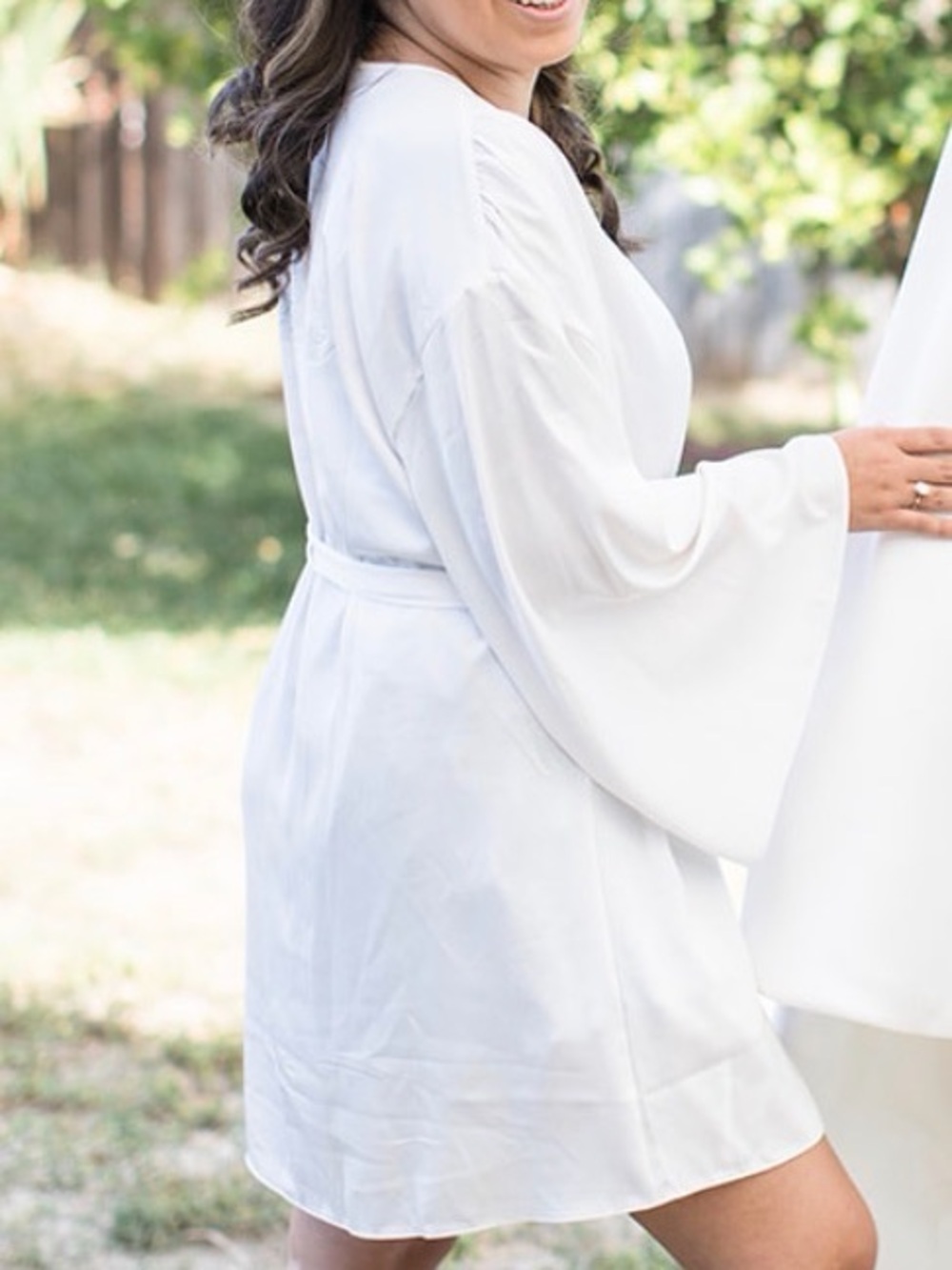Victoria's Secret Satin 'Bride' Short Robe